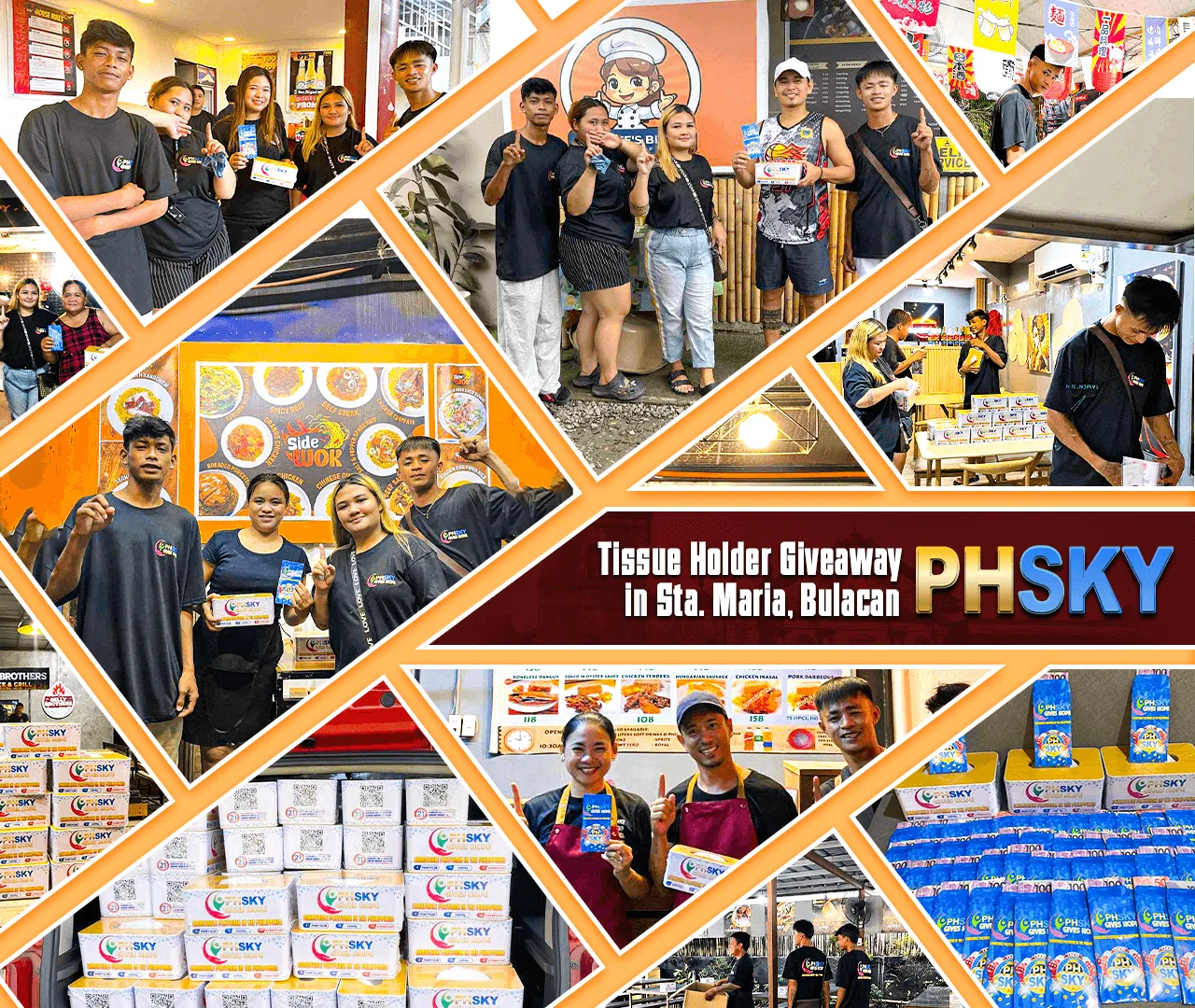 PHSKY Love Fund Event 7 — tissue holders in Sta. Maria Bulacan