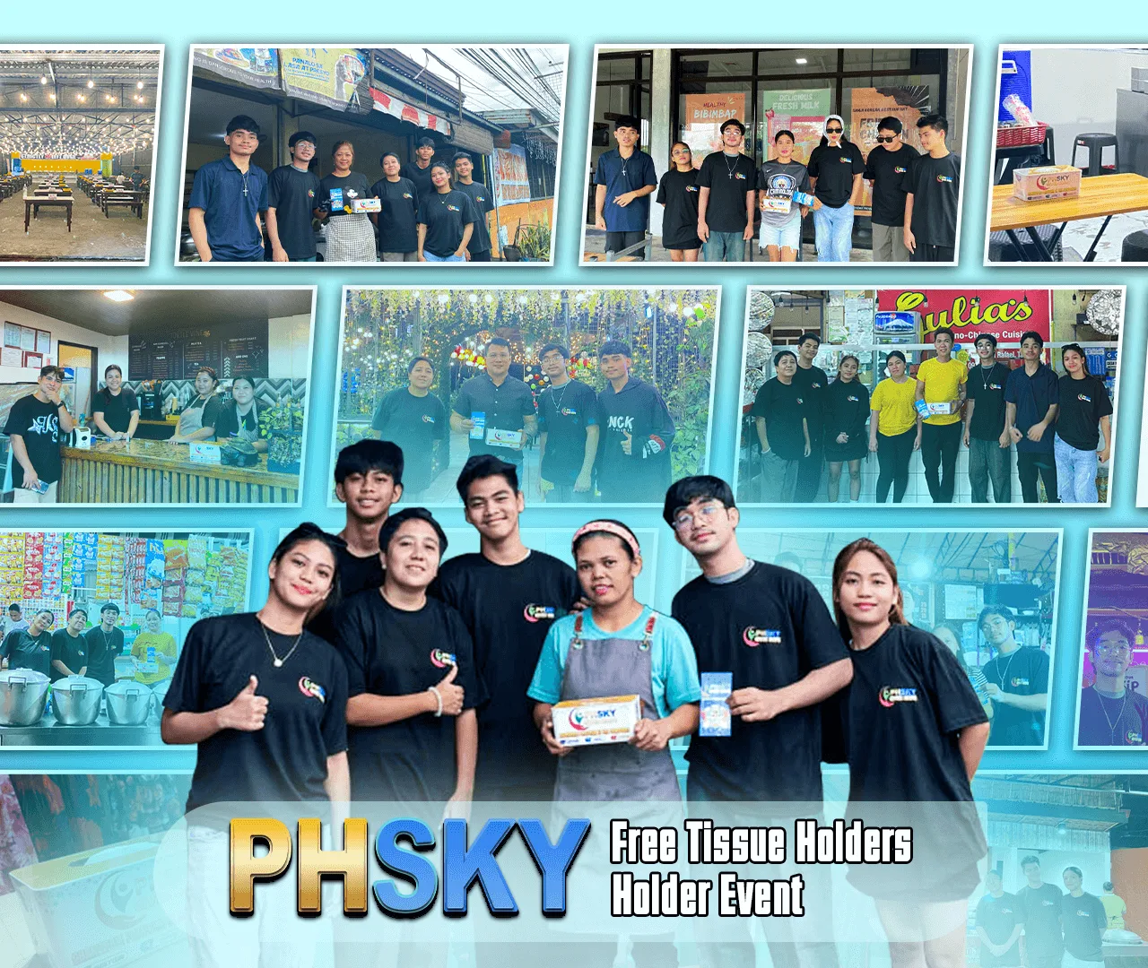 PHSKY Love Fund Event 9 — tissue holders in Tarlac City