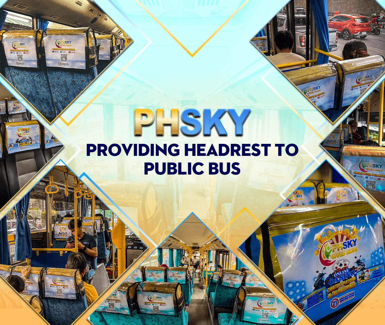 PHSKY Love Fund Event 10 — headrest for public bus