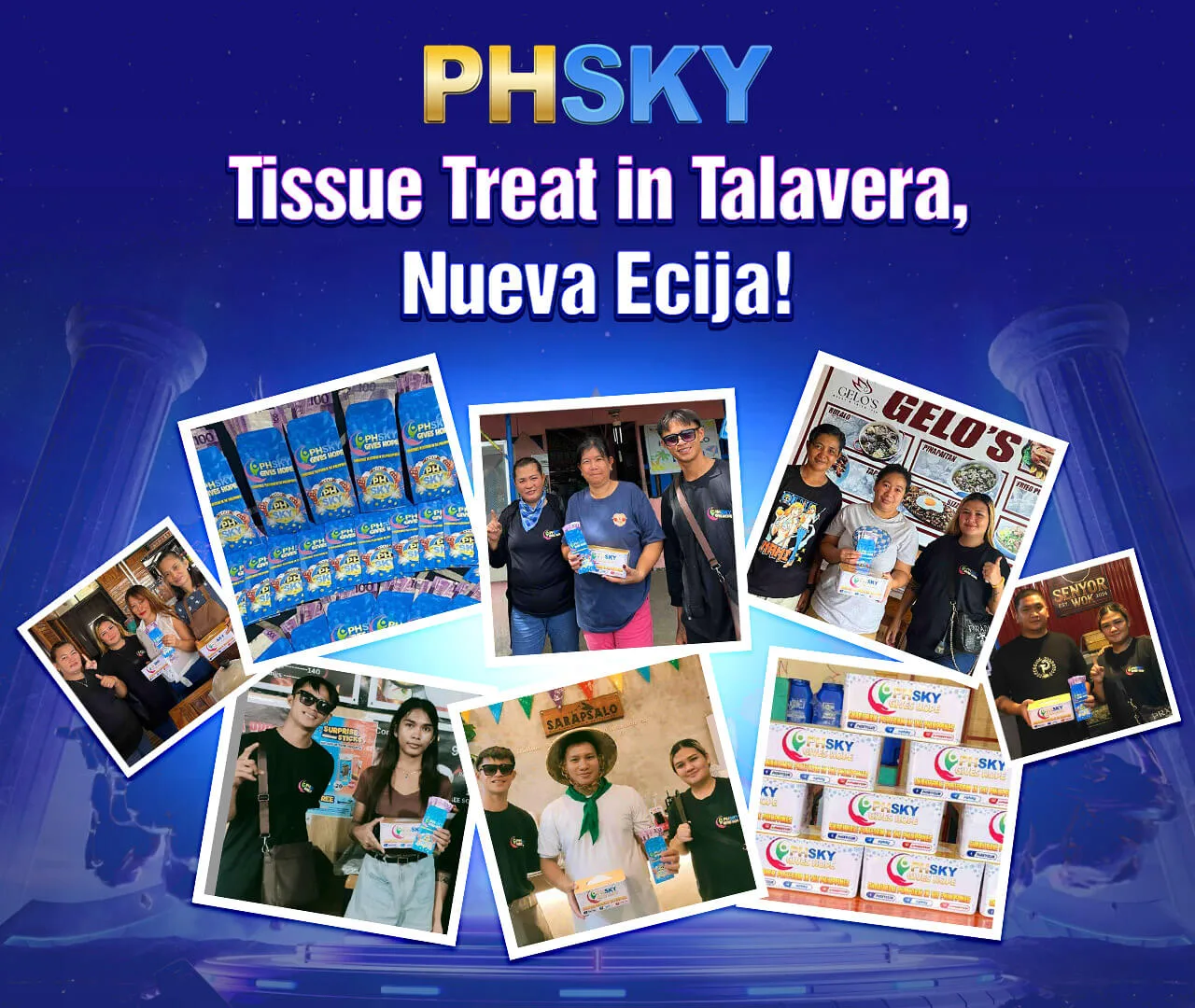 PHSKY Love Fund Event 13 — tissue treat in Talavera Nueva Ecija