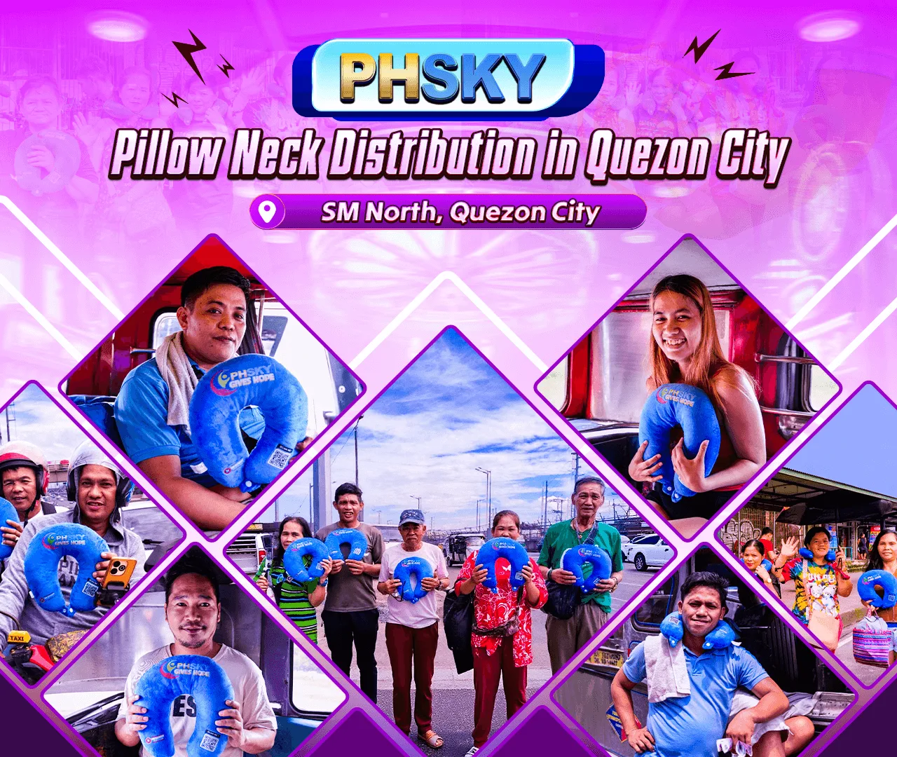 PHSKY Love Fund Event 14 — pillow neck in Quezon City