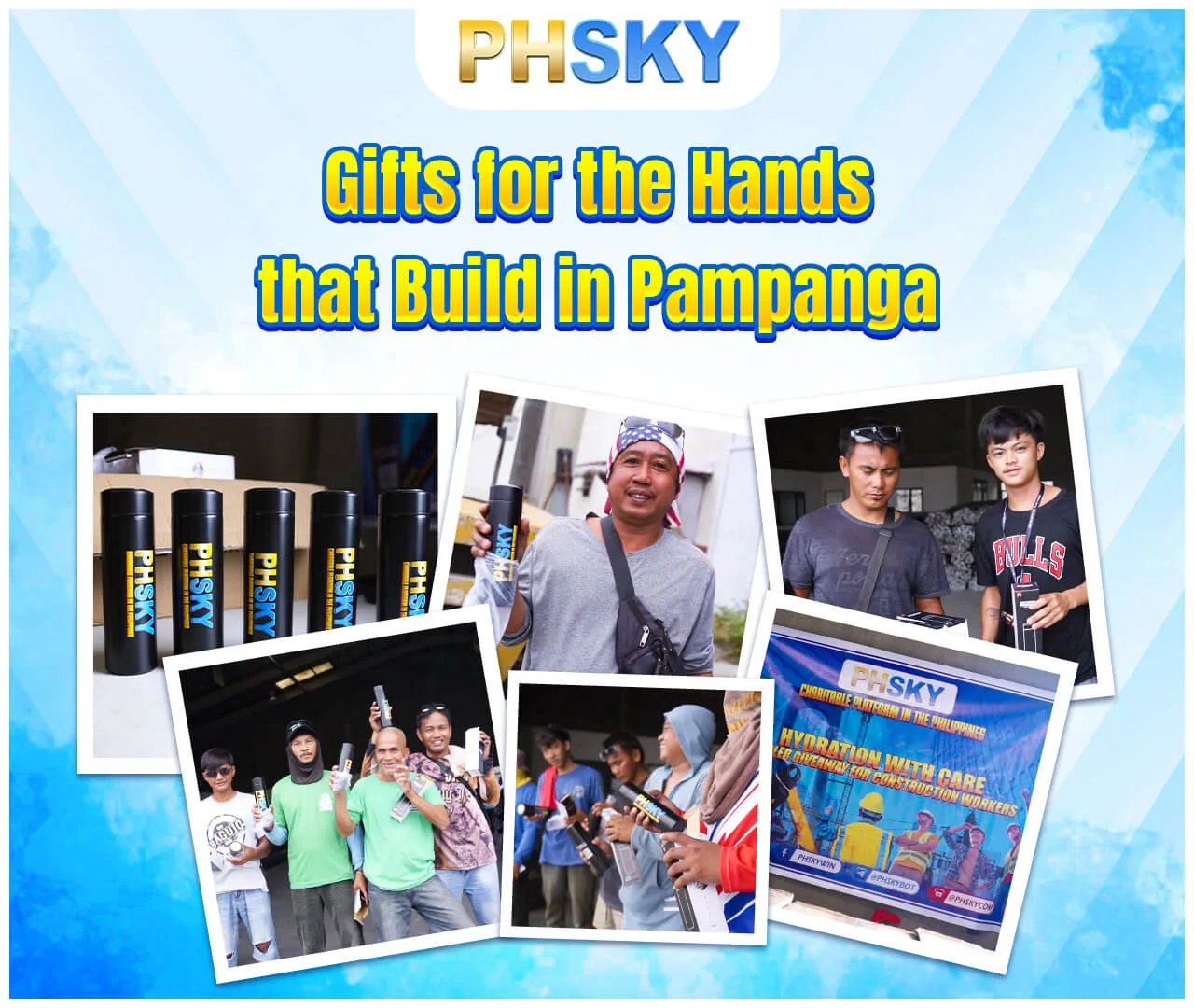 PHSKY Love Fund Event 19 — gifts for workers in Pampanga