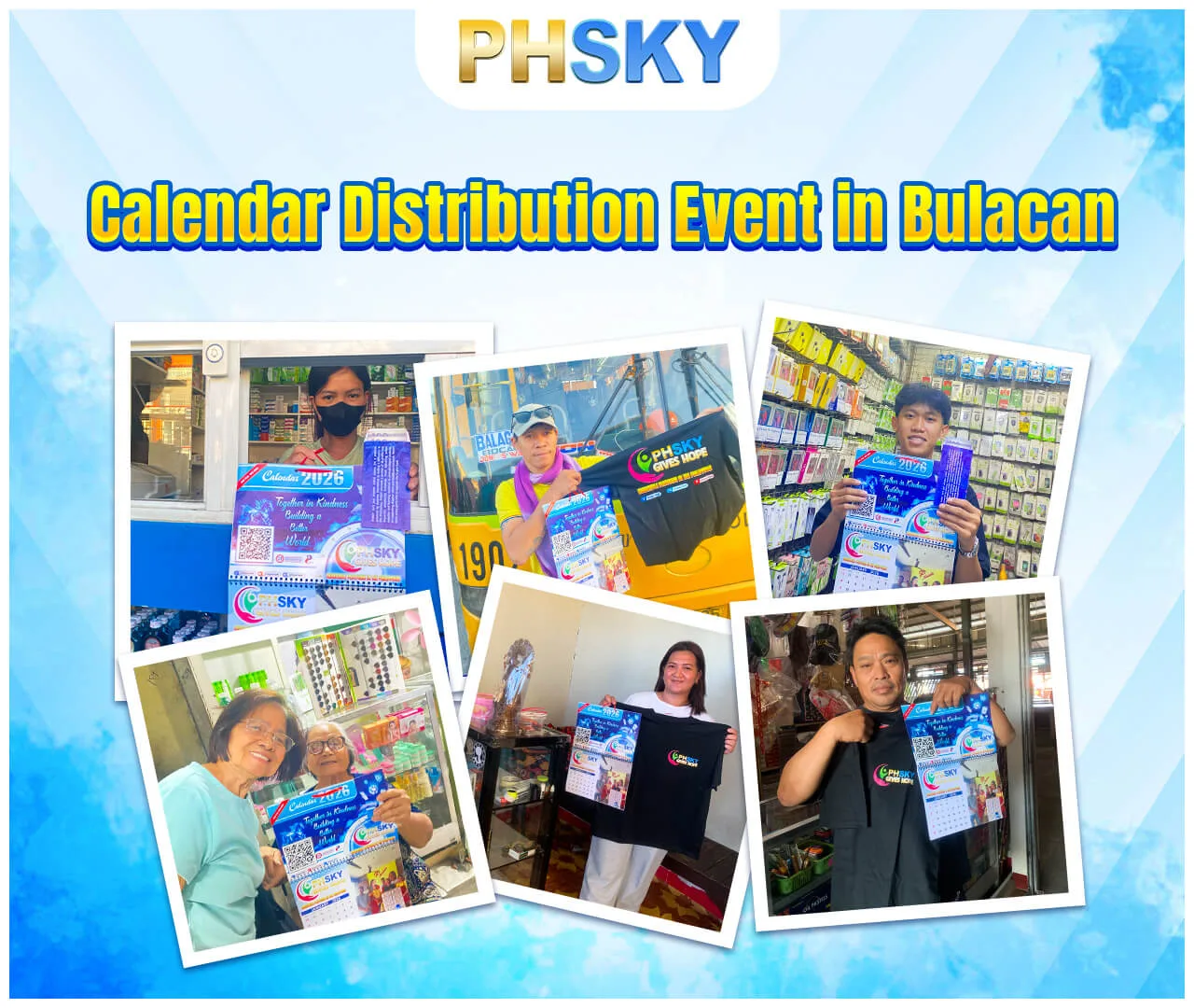 PHSKY Love Fund Event 20 — calendar distribution in Bulacan