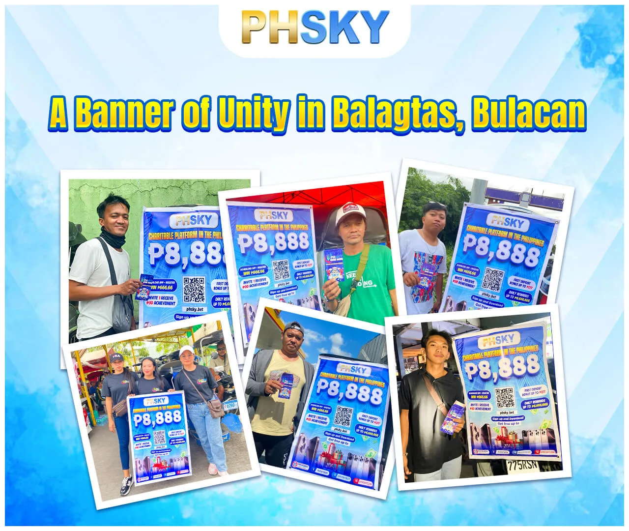 PHSKY Love Fund Event 22 — banner of unity in Balagtas Bulacan